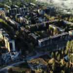 У ДПСУ показали Дружківку з висоти пташиного польоту